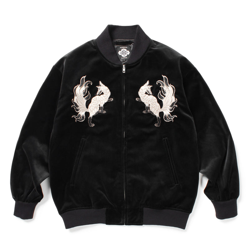 GAKKIN × BUDSPOOL 白墨狐 VELVETEEN SOUVENIR JACKET – GXX