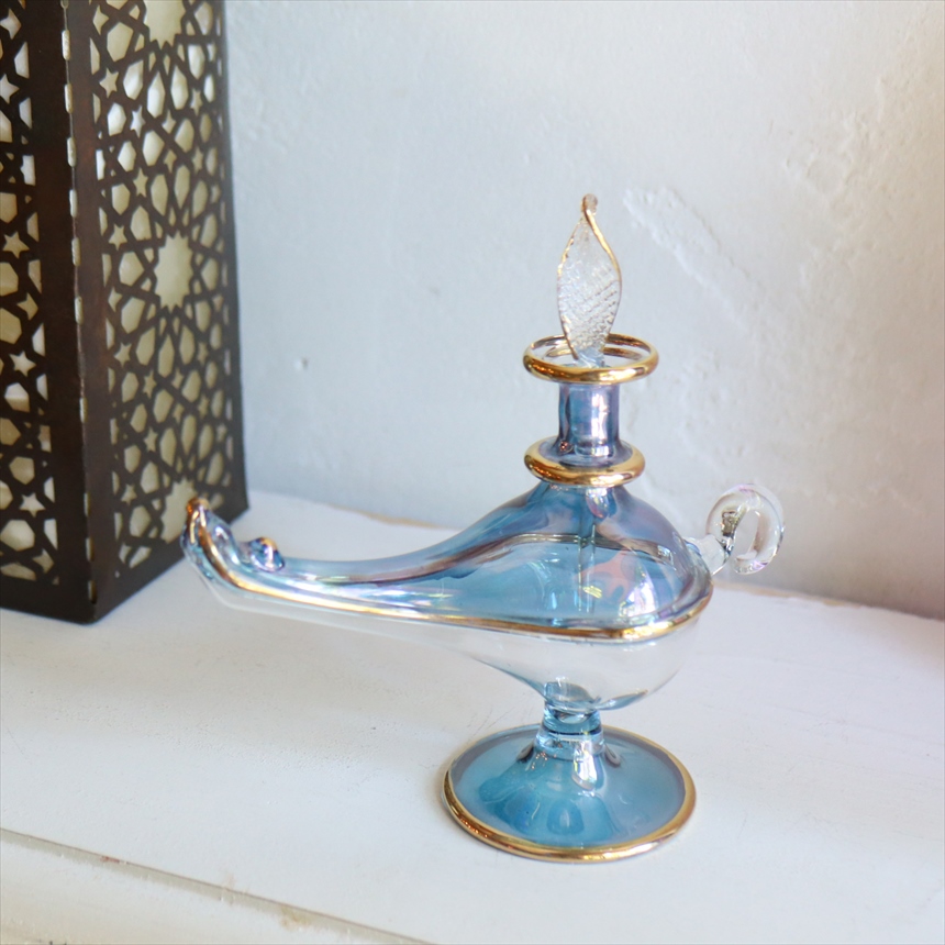 エジプトガラス香水瓶 アラジンランプ Egyptian Perfume Bottle