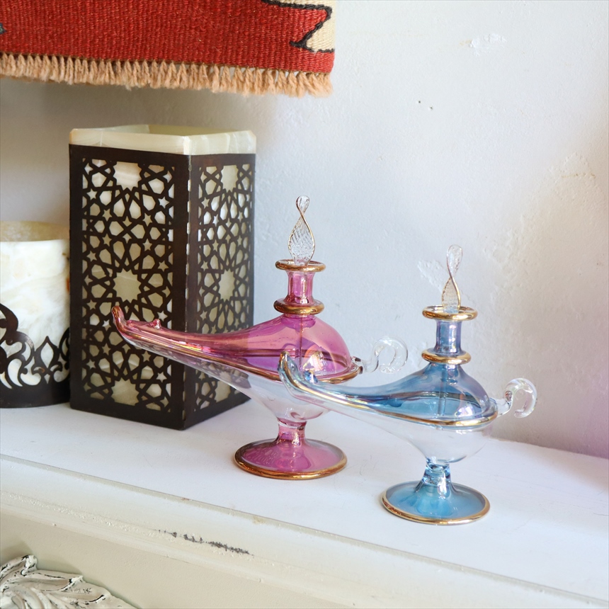 エジプトガラス香水瓶 アラジンランプ Egyptian Perfume Bottle