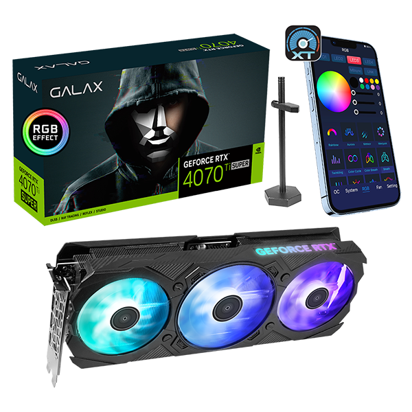 GeForce RTX™ 4070 Ti SUPER EX Gamer 1-Click OC V2 GALAX