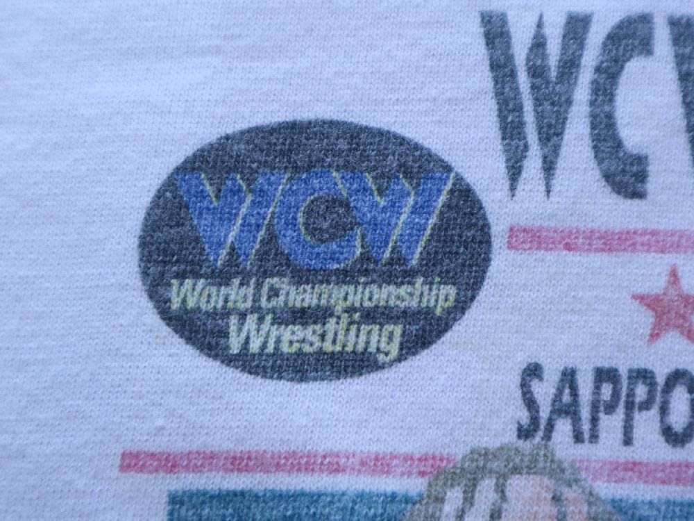 レア! 1996年 WCW 札幌大会 ビンテージ Tシャツ 正規品 新日本