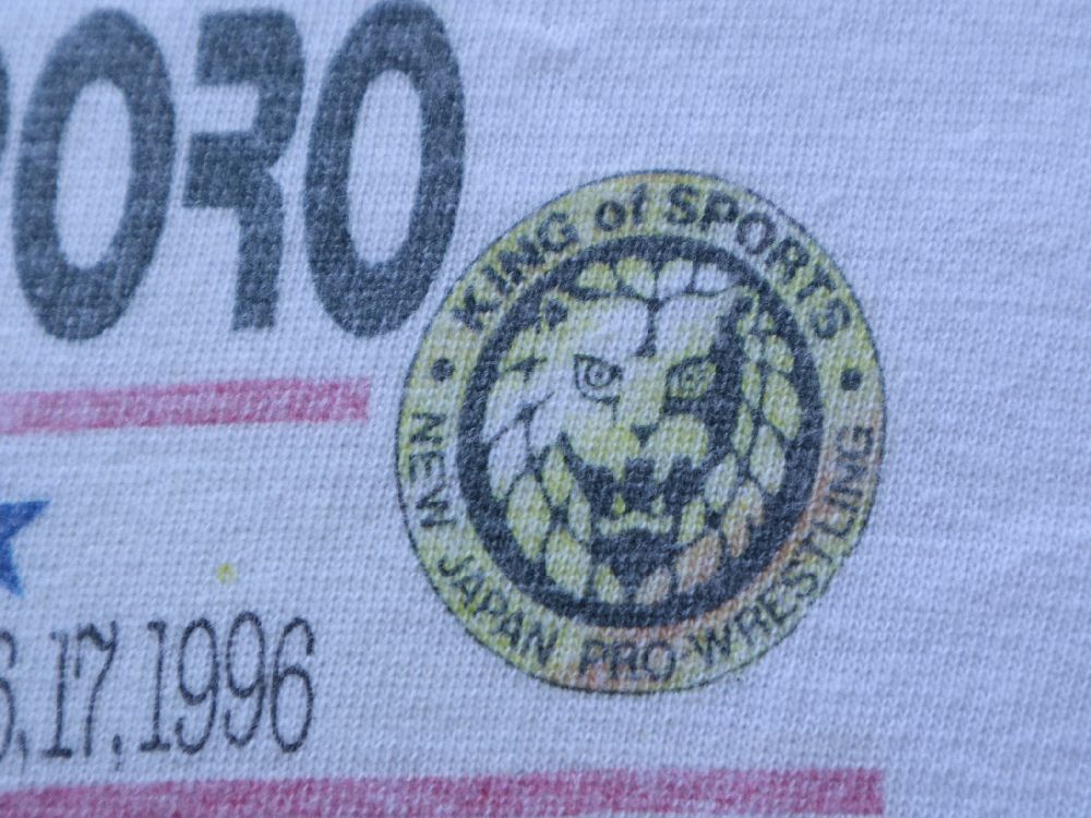 レア! 1996年 WCW 札幌大会 ビンテージ Tシャツ 正規品 新日本