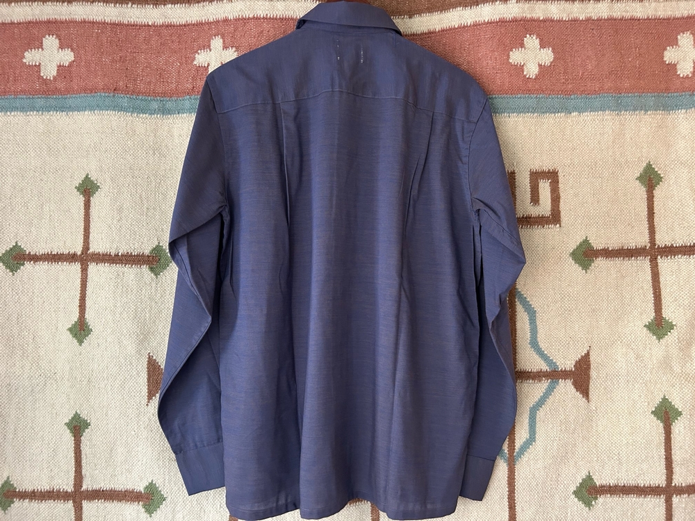 デッドストック 60s ビンテージ レーヨン混 オープンカラー 開襟