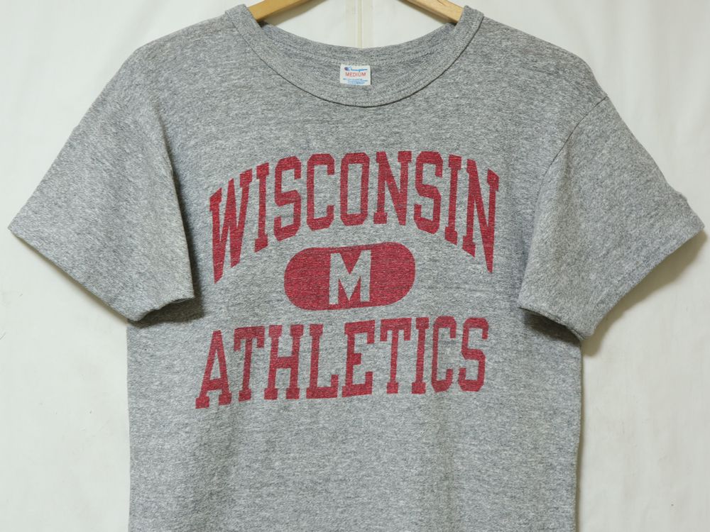 80s USA製 Champion トリコタグ ビンテージ チャンピオン 染み込み