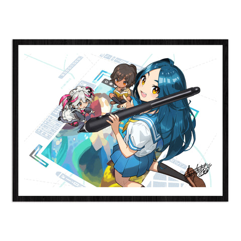 Naoki Saito 『業 - NARIWAI - 』 Metal Canvas Art