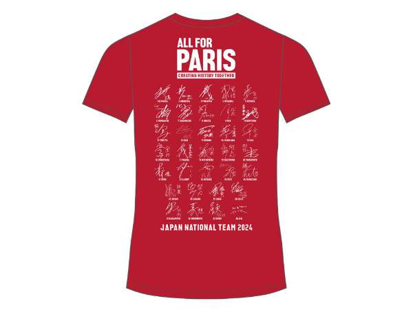 アシックス『2024年バレーボール男子日本代表応援Tシャツ』再入荷