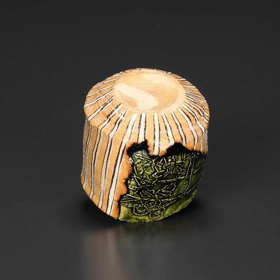 山口 真人 鳴海織部ぐい呑 (YM61 ) | ギャラリーラボ