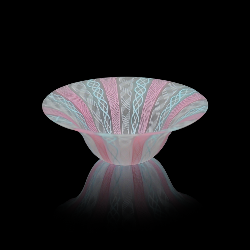 藤田喬平作手吹ガラス丸小鉢 藤田喬平作手吹ガラス丸小鉢 藤田喬平作手