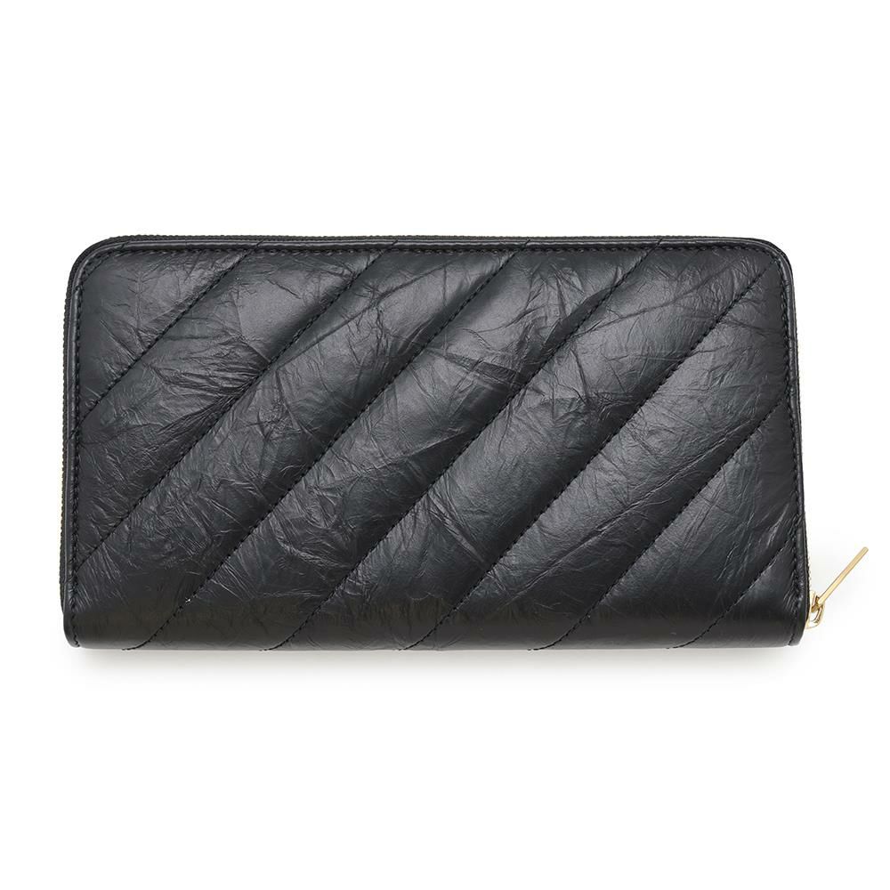 バレンシアガ 長財布 クラッシュ コンチネンタル ウォレット カーフ