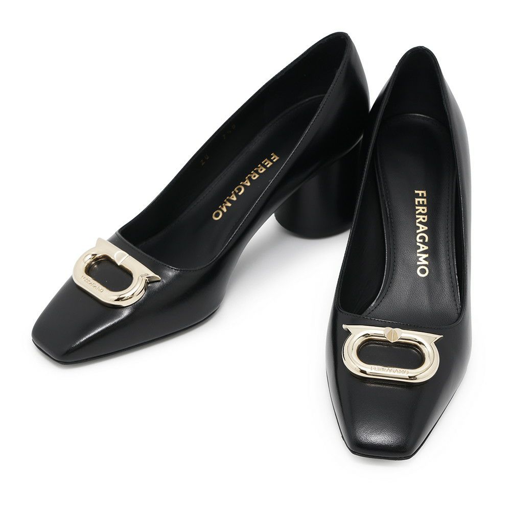 サルヴァトーレ・フェラガモ パンプス ガンチーニ レディースサイズ7 1