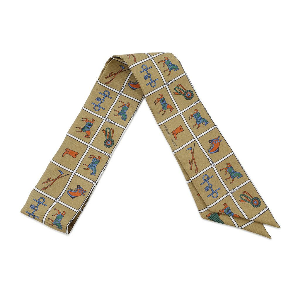 エルメス スカーフ ツイリー ポニー・ピット・ストップ Pony Pit Stop