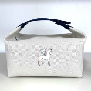 エルメス ブリッド・ア・ブラック カブリオルGM グリペール キャンバス