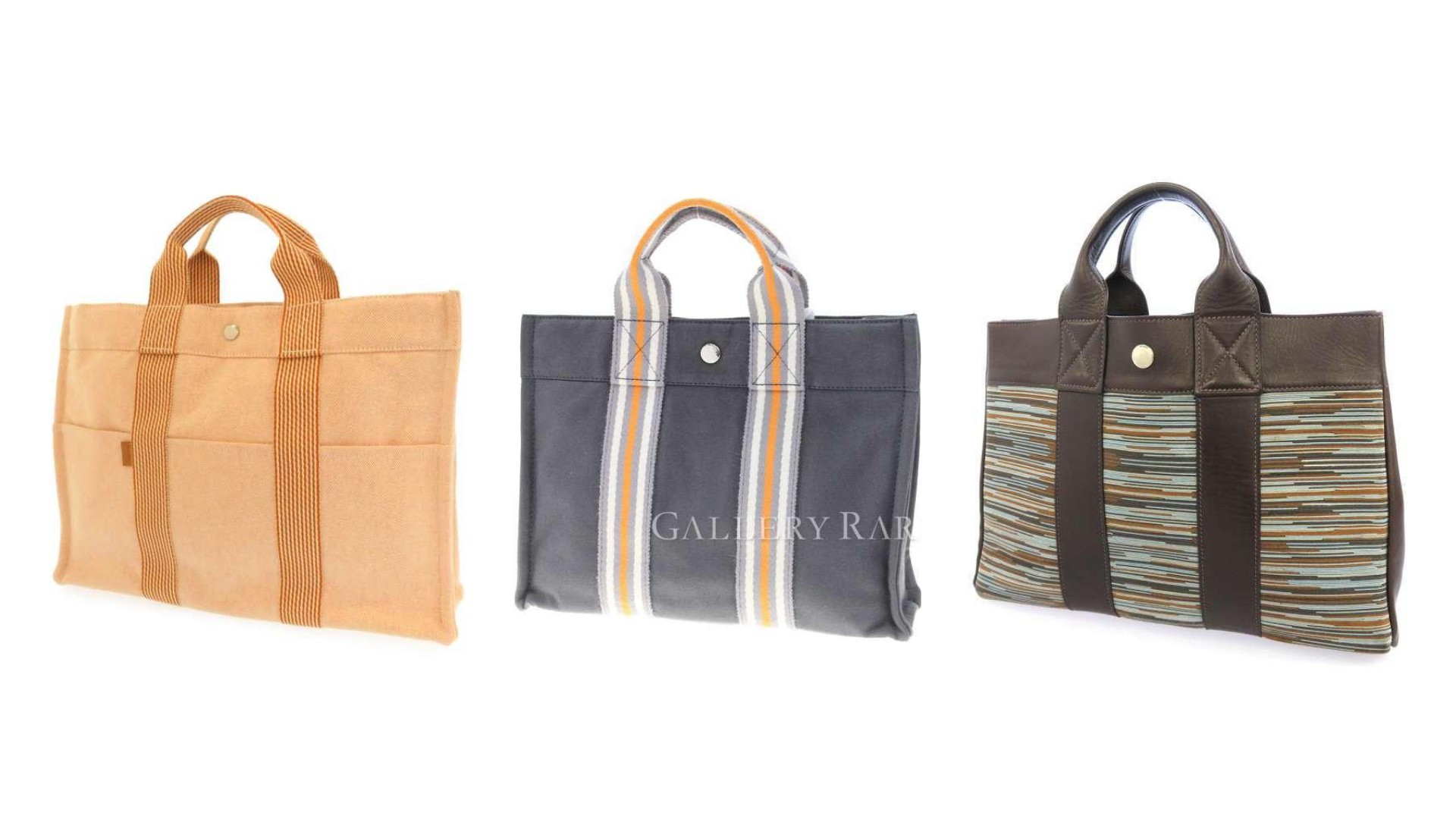 エルメスフールトゥ カバス カーキ ユニセックス キャンバス トート