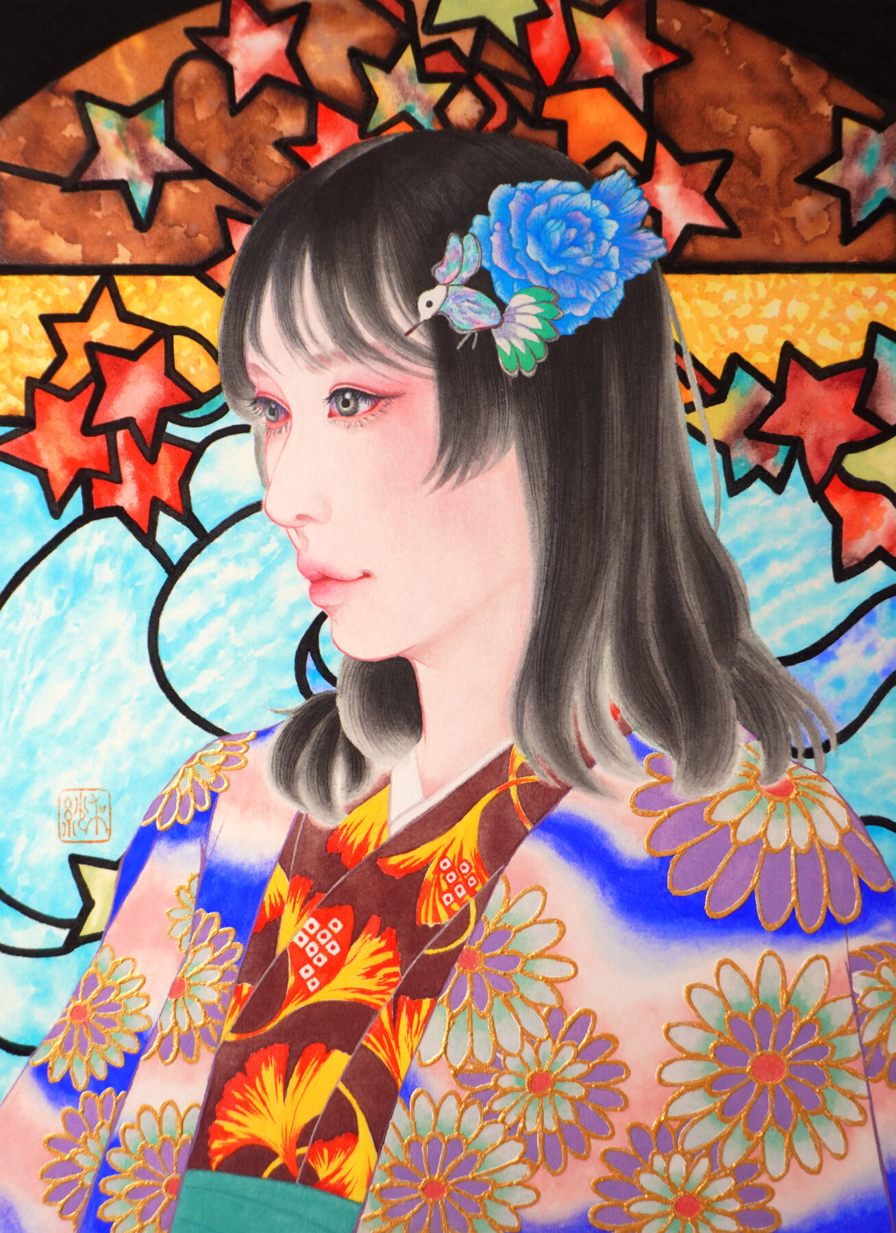 良寛が遺した「月もありけり花もありけり」から着想を得た2人展「月も