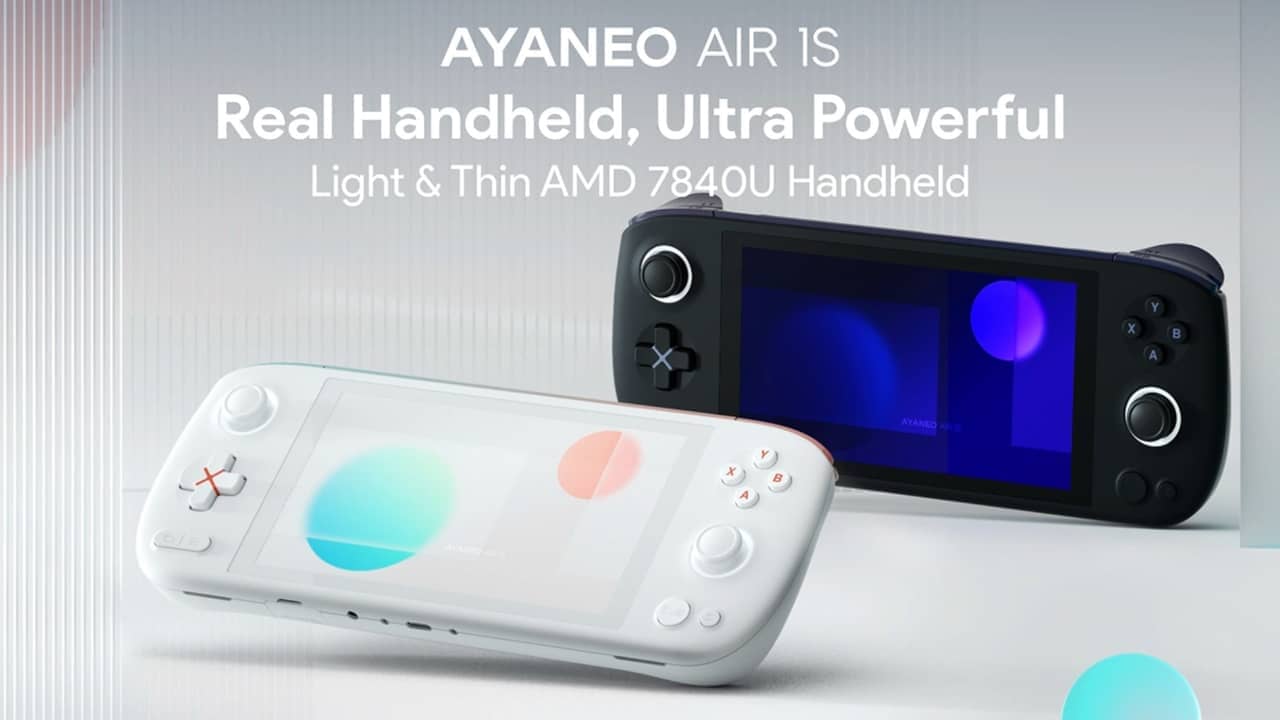 AYANEO AIR 1Sがクラファンに登場！Ryzen7 7840U、5.5型の有機EL、重さ