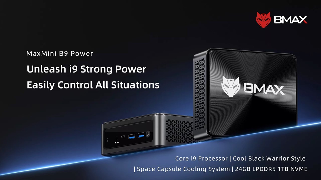 Core i9-12900HK搭載のミニPC「BMAX B9 Power」が出たのでスペックを
