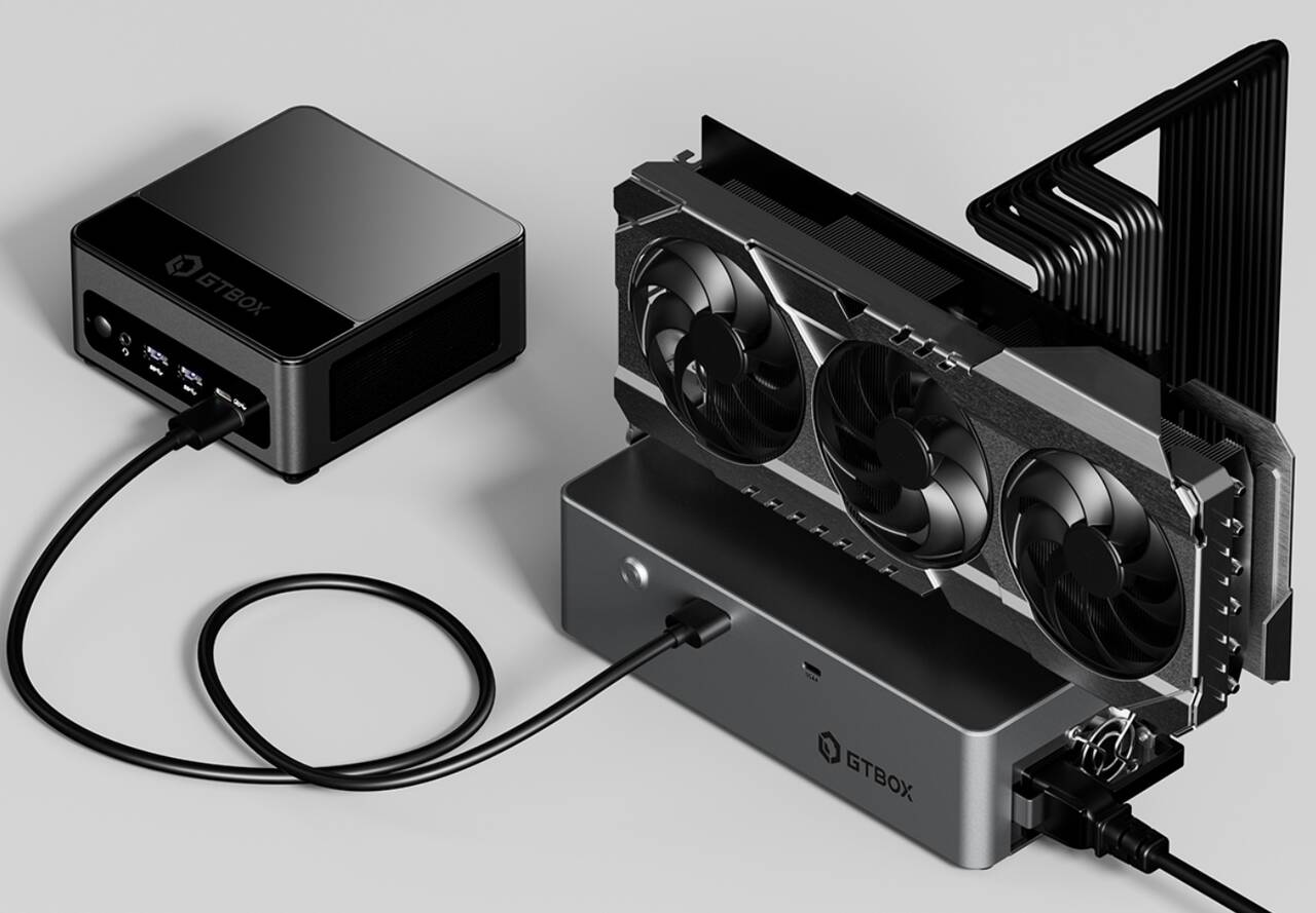 GTBOX G-DOCK EGPU docking stationでミニPCにグラボを付けてゲーム