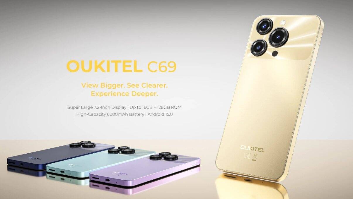 OUKITEL C69のスペックまとめ！超巨大！7.2型ディスプレイのエントリー