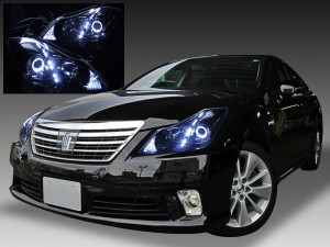 200系クラウン ハイブリッド ドレスアップヘッドライト 純正加工品 LED