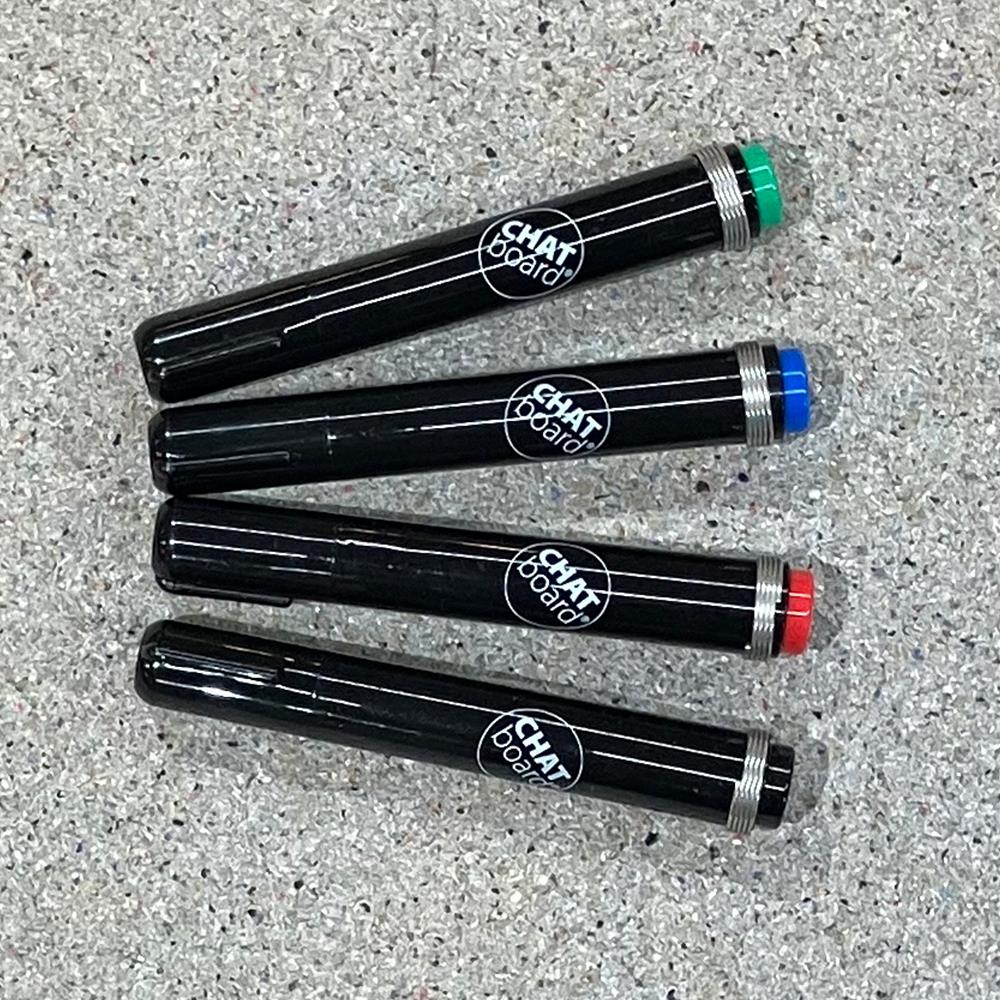 CHAT board チャットボード 専用 オリジナルマーカー 4色セット ( 黒