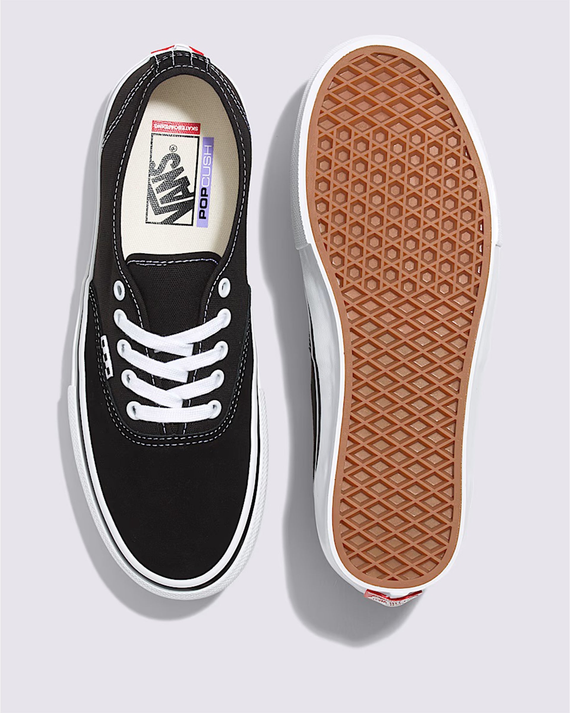 Skate Authentic Shoes - Black/White – Garage Skateshop