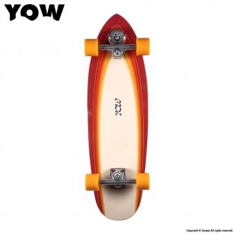 YOW SURFSKATE J-BAY 33 x 9.875 x 19 スケートボード(スケボー