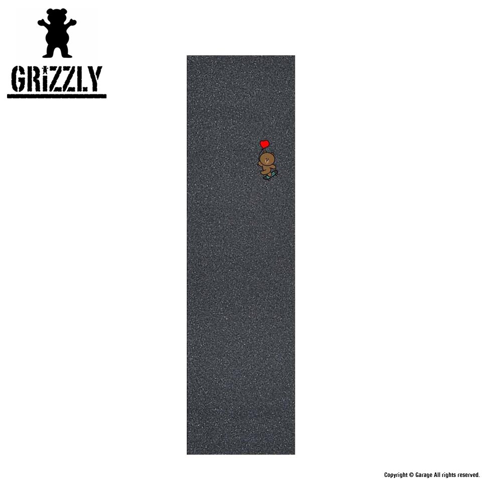 GRIZZLY FLOAT ON BLACK デッキテープ スケートボード(スケボー