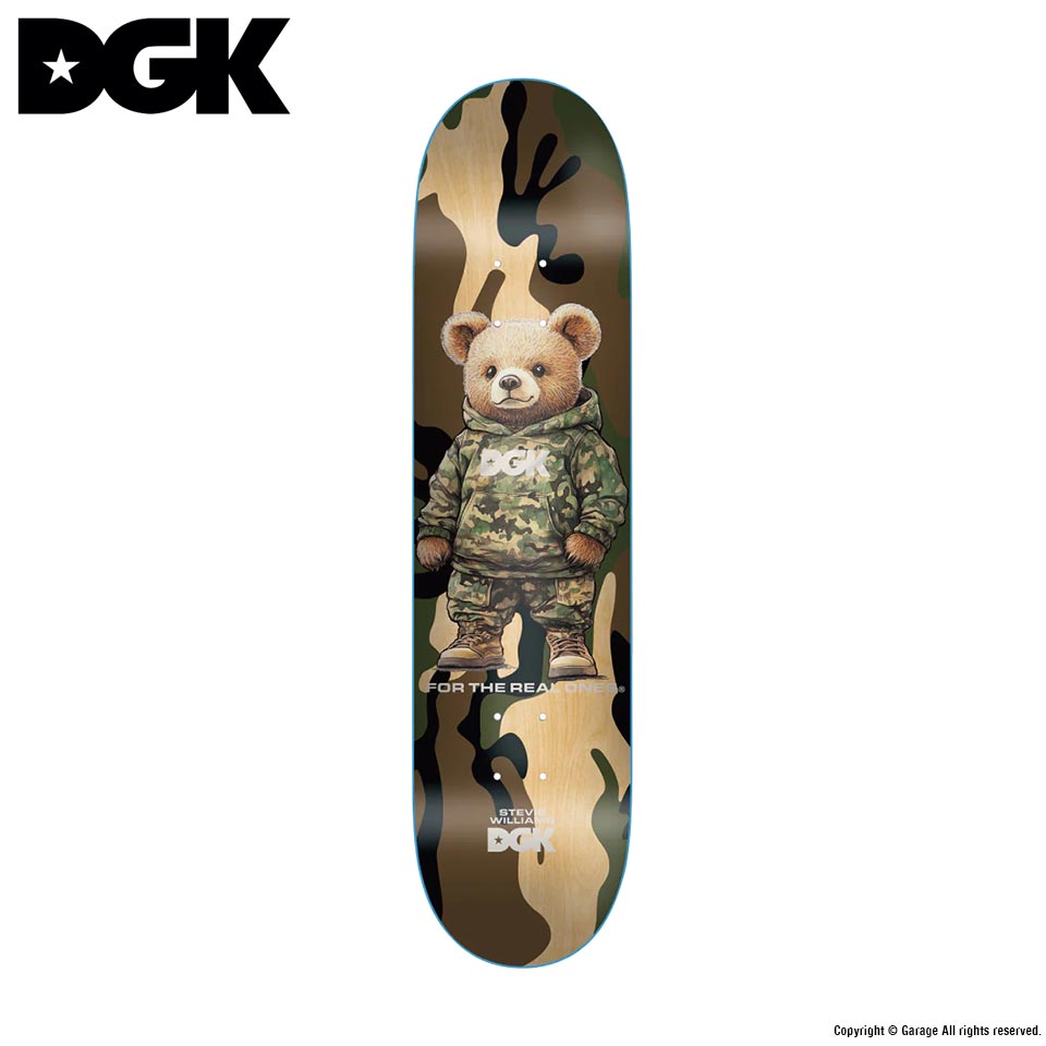 DGK SKATEBOARDS F.T.R.O STEVIE WILLIAMS 8.125 x 31.75 スケート