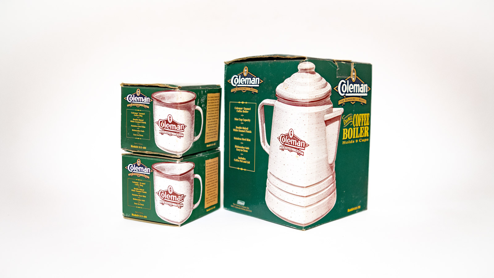 SOLD OUT！コールマン ヴィンテージ マグ＆パーコレーターセット