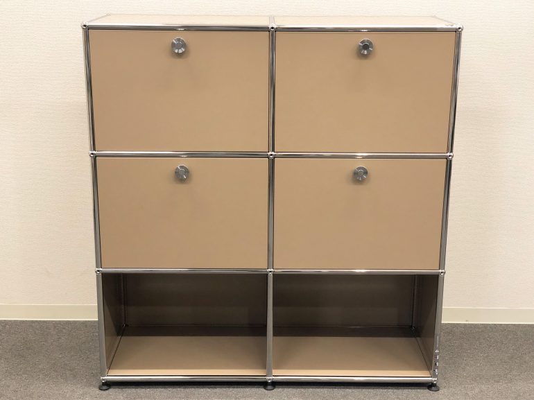 新品同様未使用品□USM/ハラーシステム□2列縦3段 スリム キャビネット