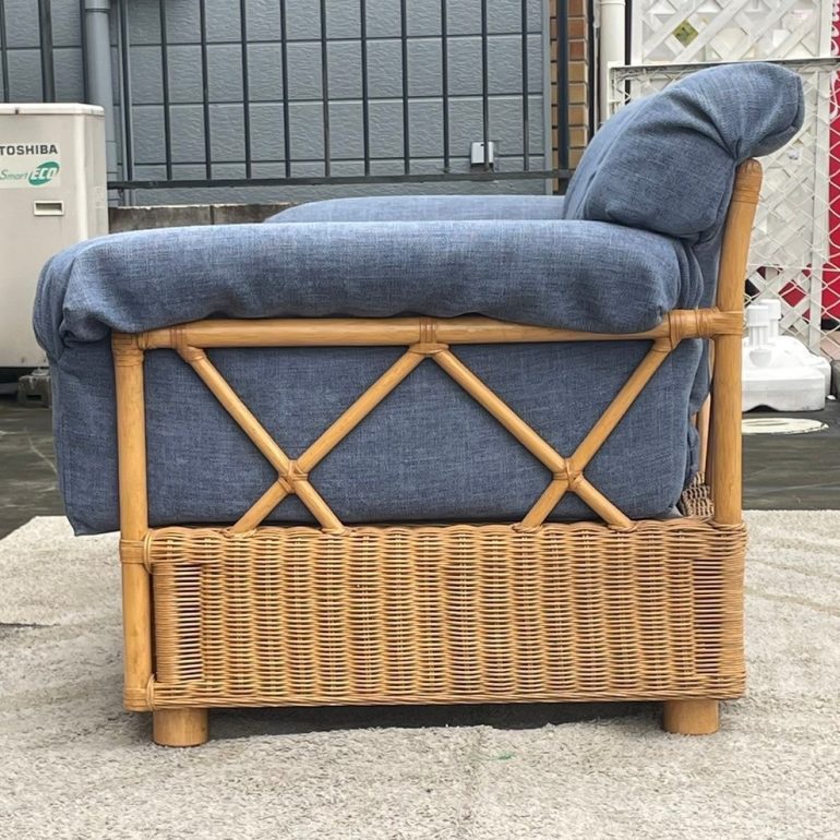 カサブランカ CASABLANCA 2Pソファ 二人掛け ラブソファ ラタン 籐家具