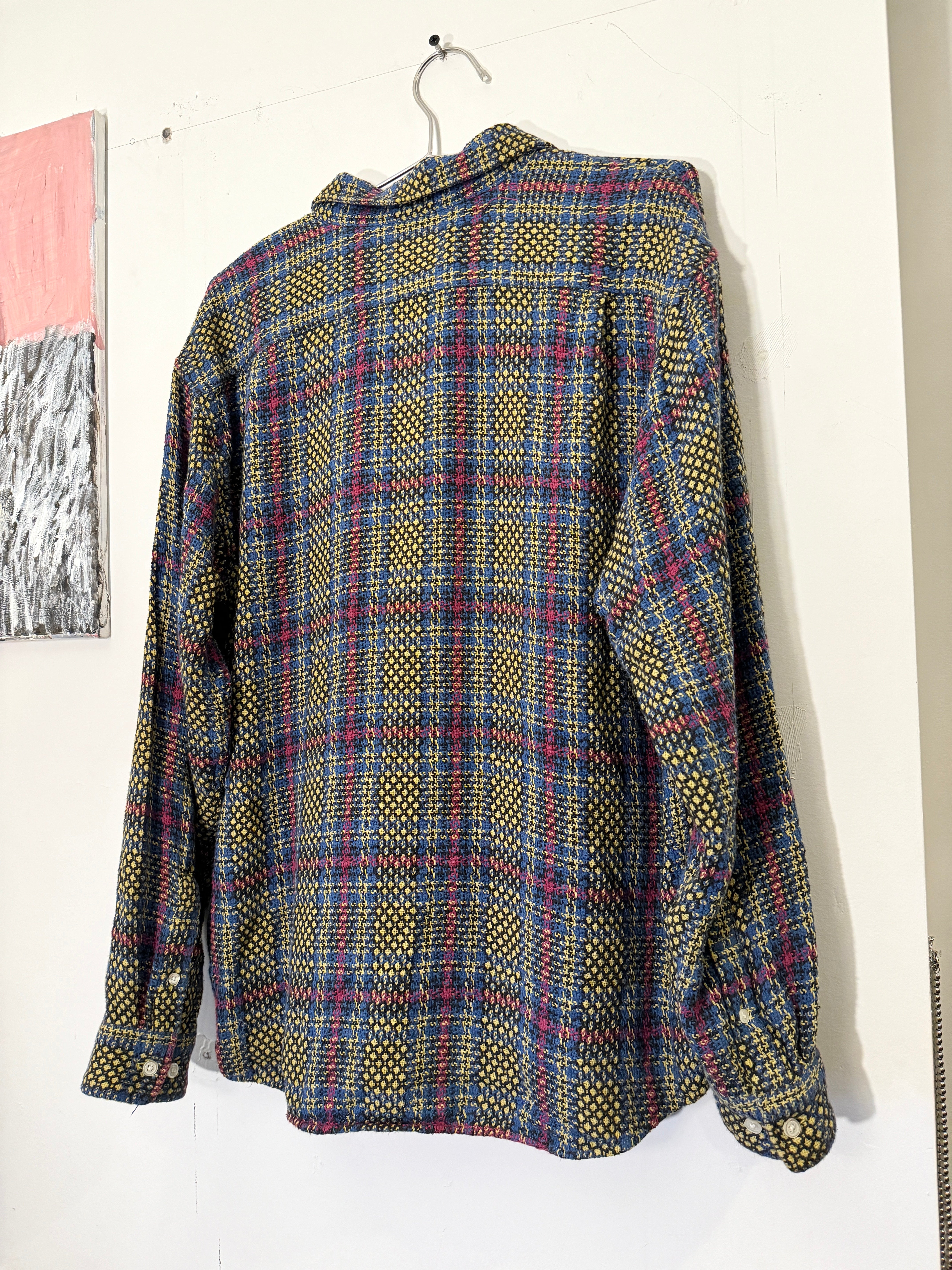 SUPREME SS23 BASKET WEAVE PLAID SHIRT — Garment Trafficker