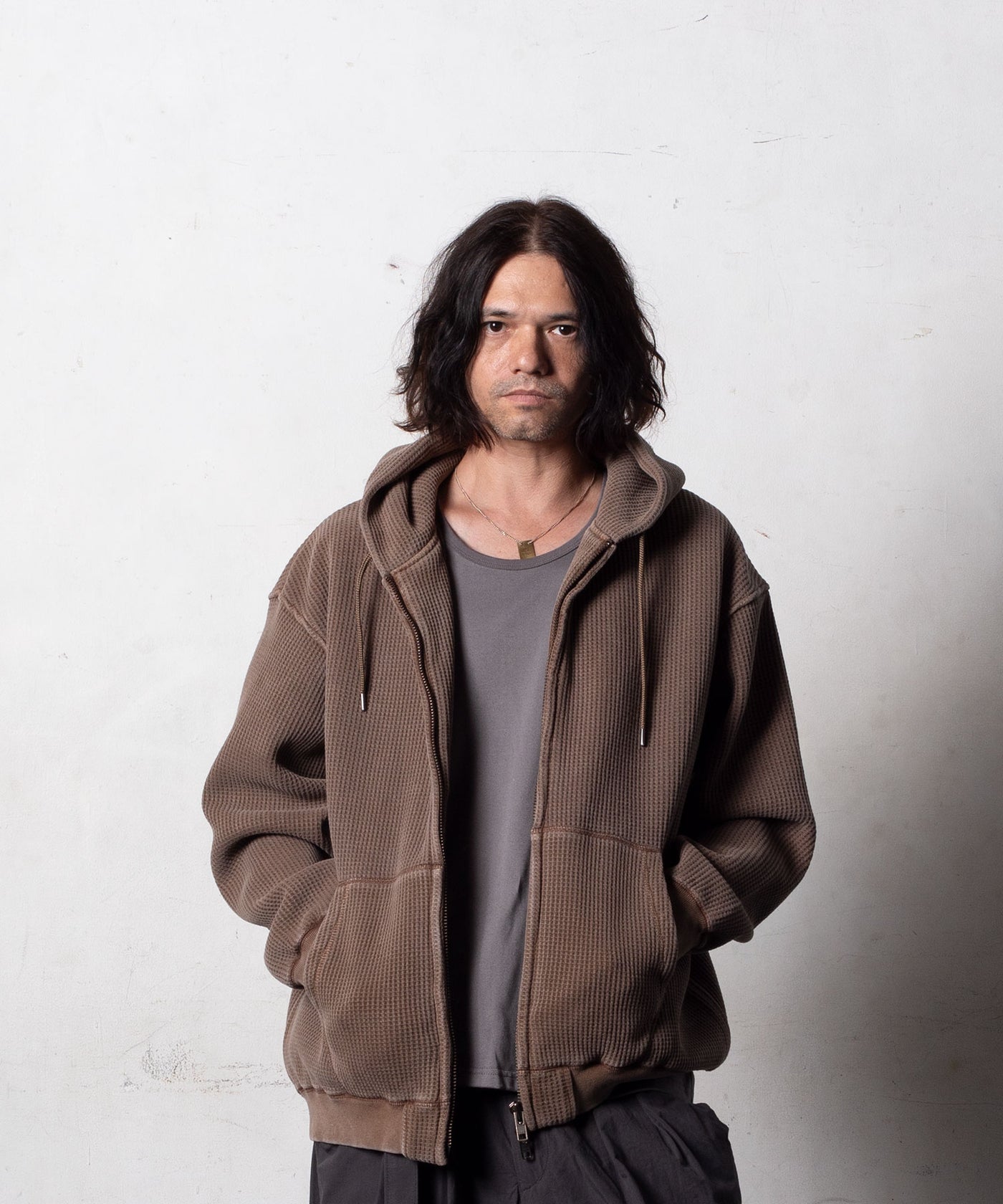 EGO TRIPPING エゴトリッピング / WARBBLE ワッフルパーカー ファー