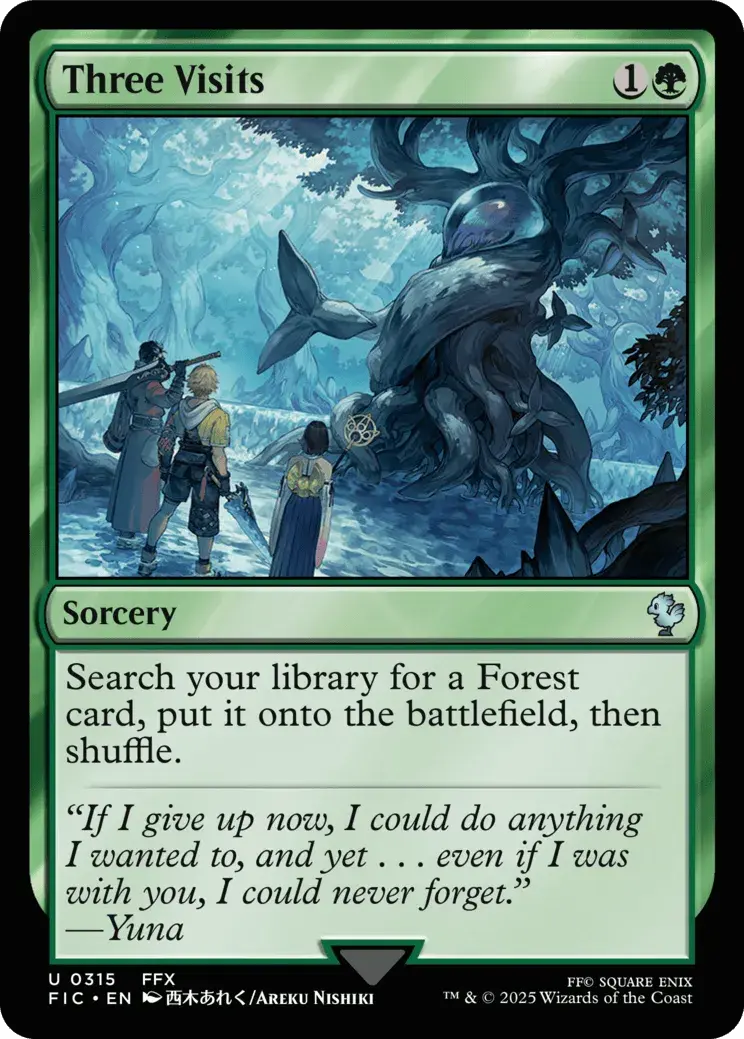 Three Visits MTG - Magic: The Gathering—FINAL FANTASY Commander