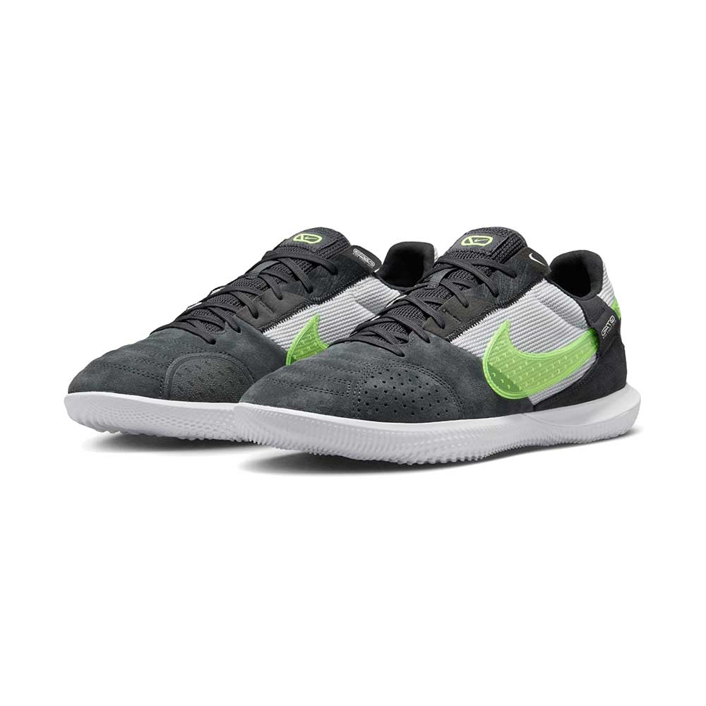 Men's Nike Streetgato Soccer Shoe - Black/Volt - Regular (D