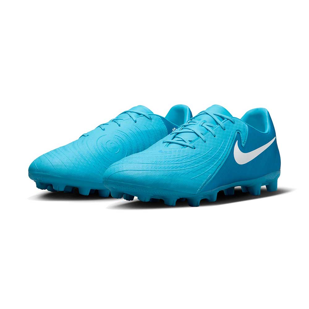 Nike Phantom GX 2 Academy MG Low-Top Soccer Cleats - Blue Fury