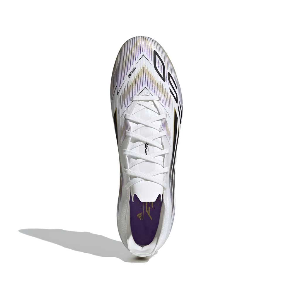 F50 Pro FG Soccer Cleat - Cloud White/Black/Gold Metallic