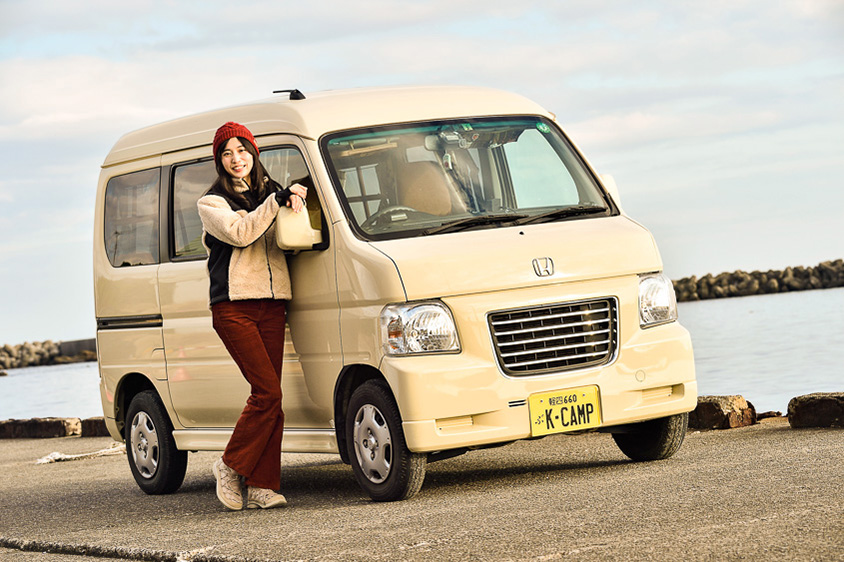 野営ときどき、釣り。年間100か所以上のキャンプのお供はホンダ バモス