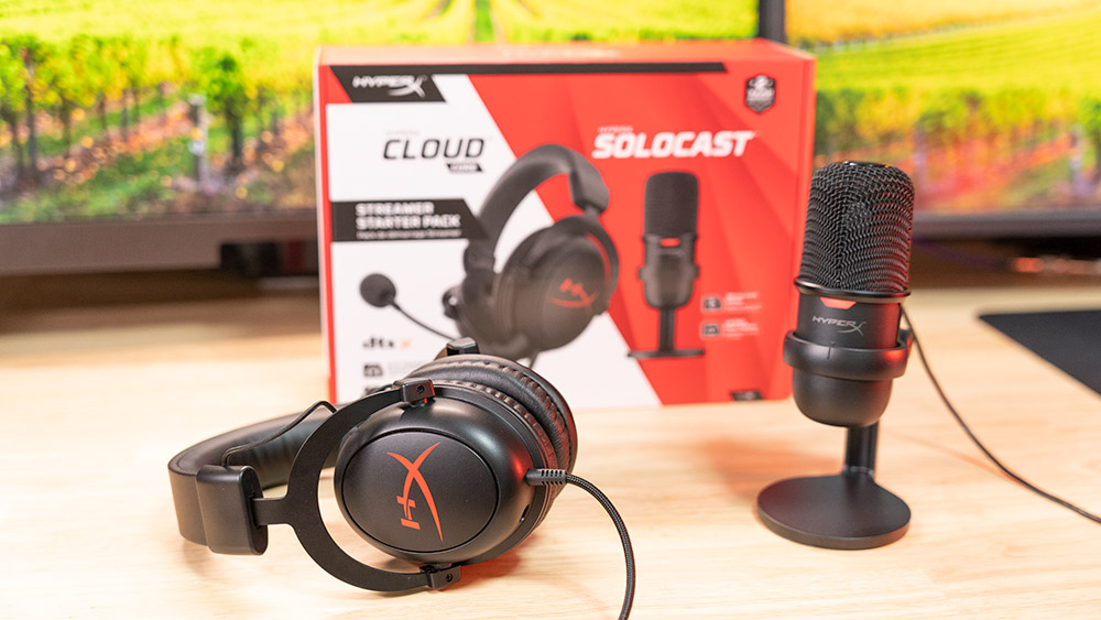 HyperX Streamer Starter Pack レビュー。ヘッドセットとマイクが同梱