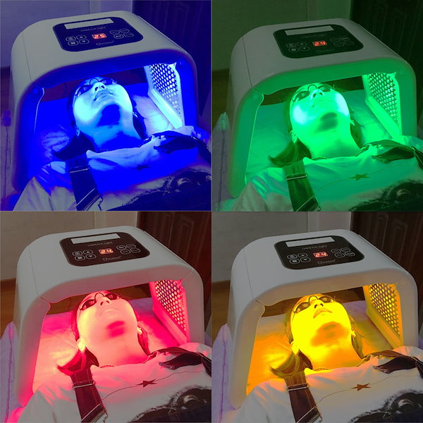 Qoo10] 新型 LED美顔器 7色光 美容マスクシ