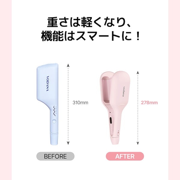 Qoo10] VODANA 【公式】 グローウェーブ アイロン40m