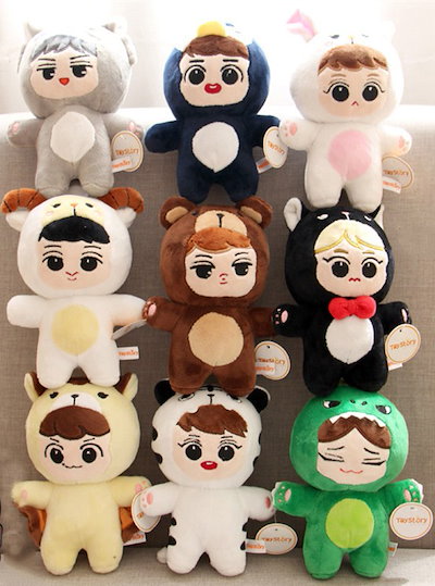 Qoo10] かわいい新品 品質保証！EXO動物 人形 : KPOP