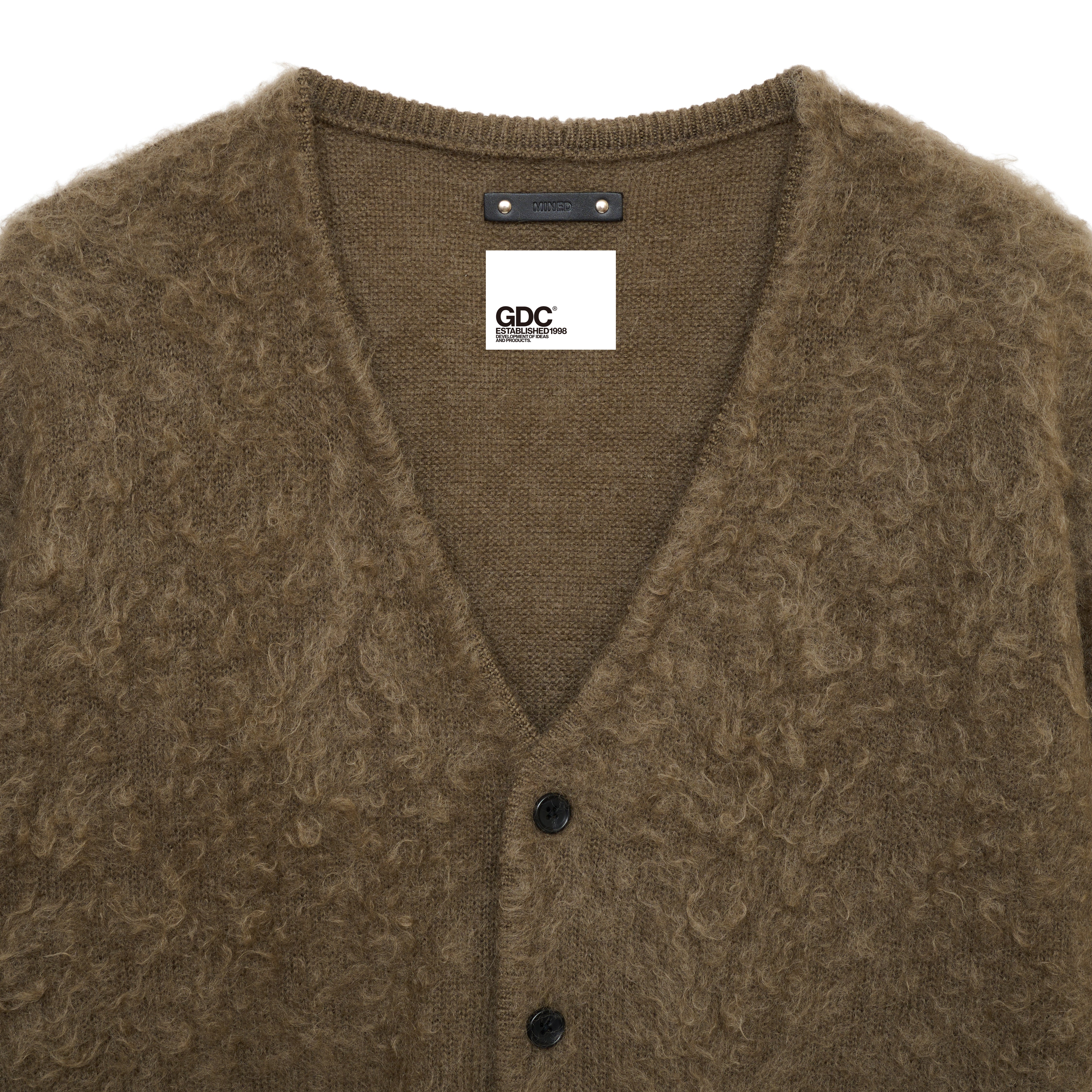 MINEDENIM×GDC collabo】MOHAIR CARDIGAN