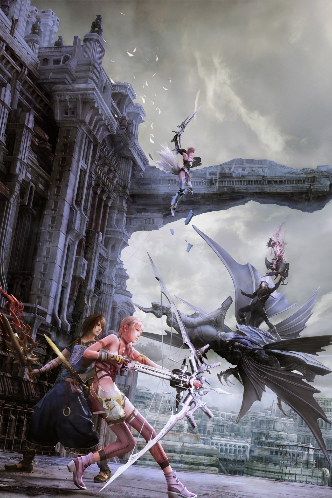 Final Fantasy XIII-2 Noel and Serah key art - Gematsu