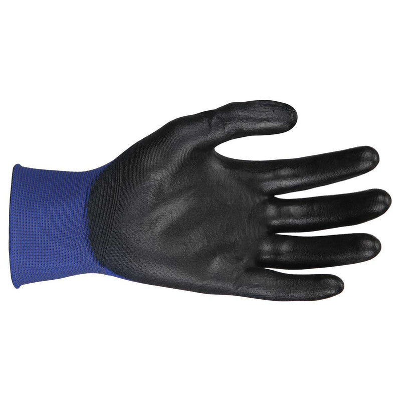 Ninja Lite 18 Gauge Blue Nylon Shell PU Coated Glove | Gemplers