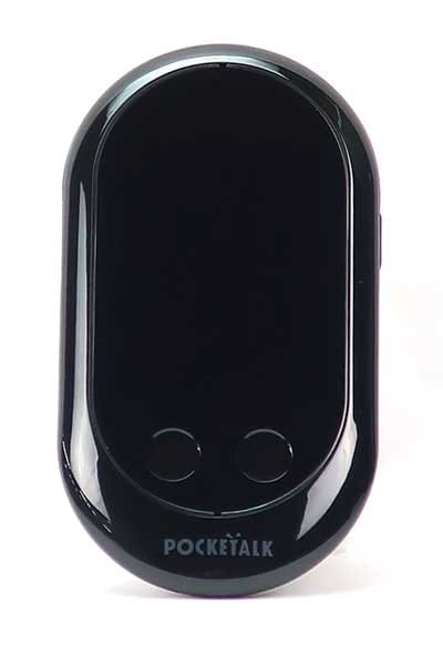 ソースネクスト 音声翻訳機 ポケトークW ブラック | ビジネス・学習の