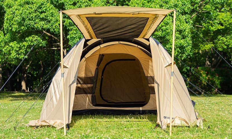 ハイランダーのエアーフレームテントにミニサイズが登場！『エアー