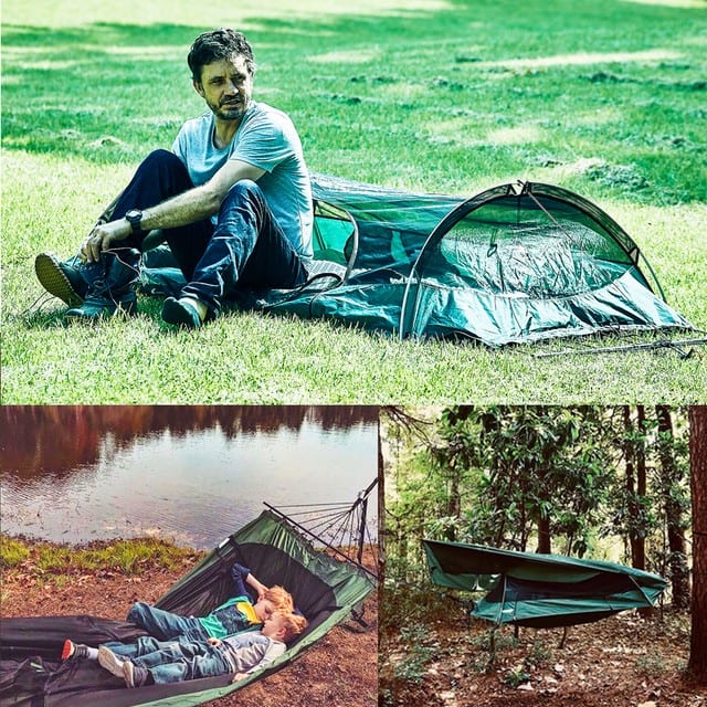 米海軍が使っている蚊帳付きハンモックテント『Blue Ridge Camping