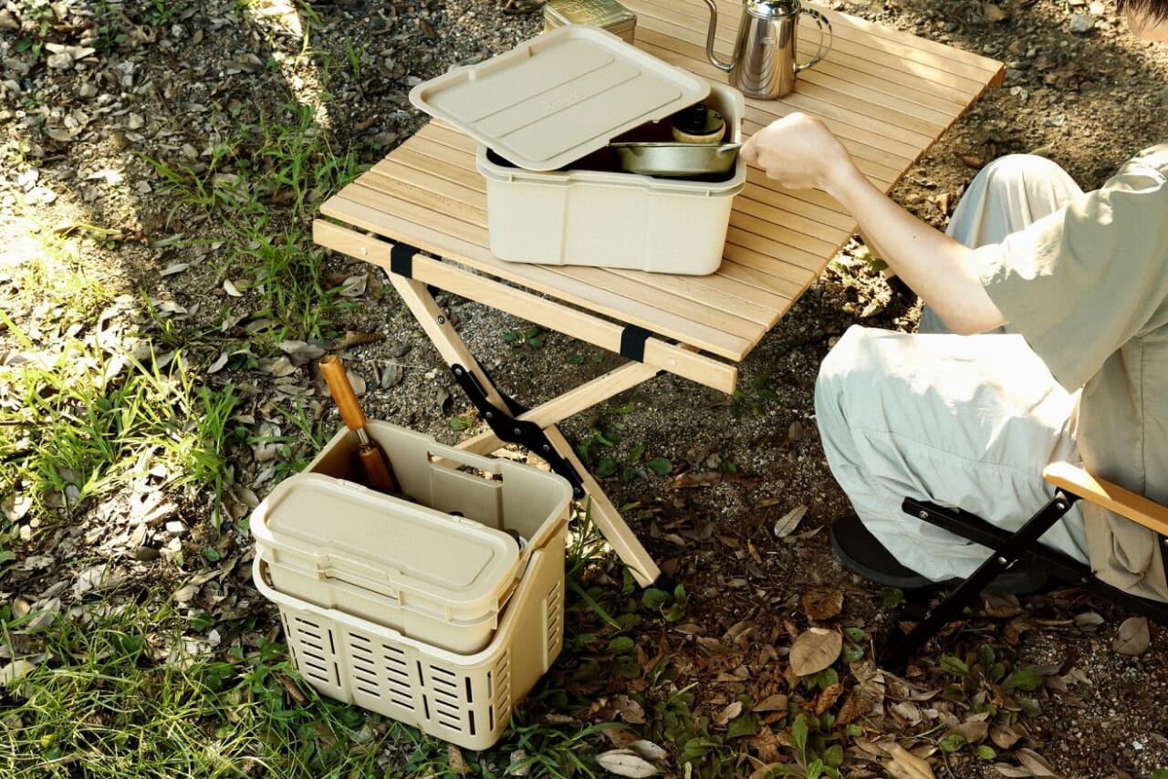 トランクカーゴ」の定番アイテムに新色ベージュが登場！ | CAMPLOG GEAR