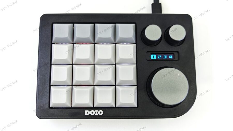 レビュー DOIO KB16 片手専用マクロメカニカルキーボード – Gear MetriX